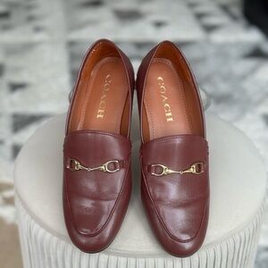 Coach Haley slip on loafer, only worn once.